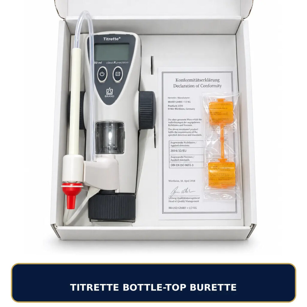 BRAND Titrette Bottle-top Burette 50 mL